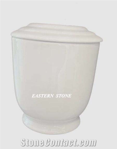 Ziarat White Marble Cremation Urn
