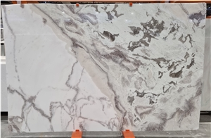 Dover White Marble Slabs In Italy