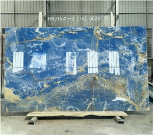 Blue Onyx Slab&Tiles For House Decoration