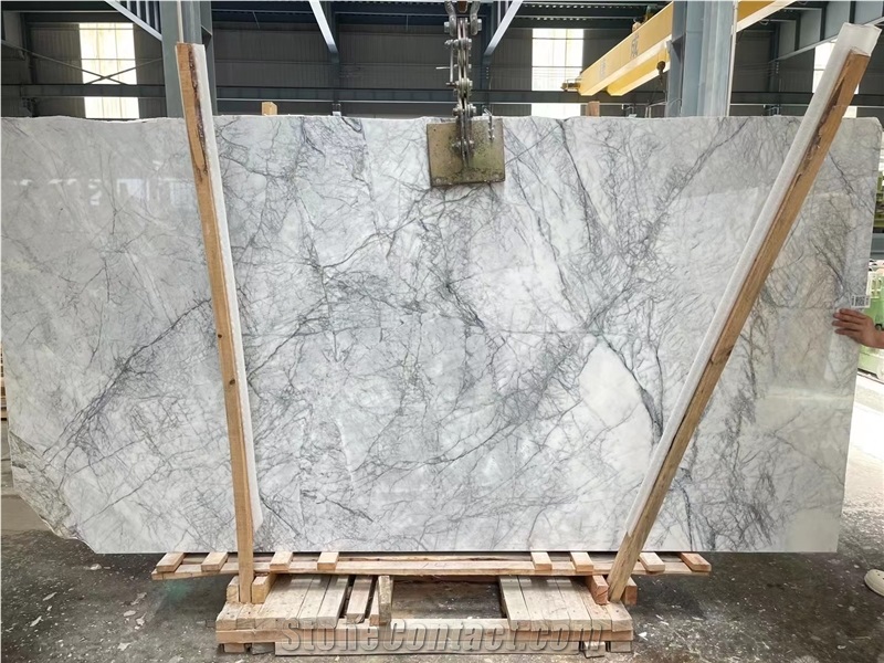 Bvlgari White Marble Slab&Tiles For Hotel Project