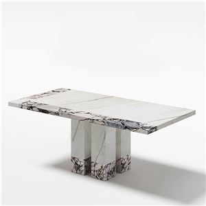 Customizable Natural Marble Calacatta Viola Marble Tabletop