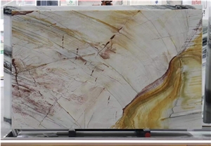 Fusion Gold Quartzite For Interior Decoration