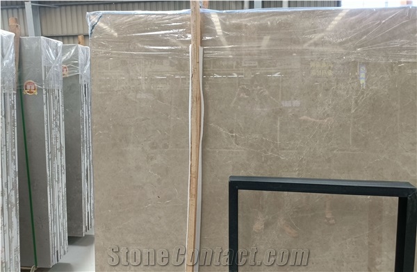 Gold Grey Marble Large Polished Slabs Tiles China