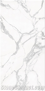 Calacatta White Sintered Stone Tiles Slabs