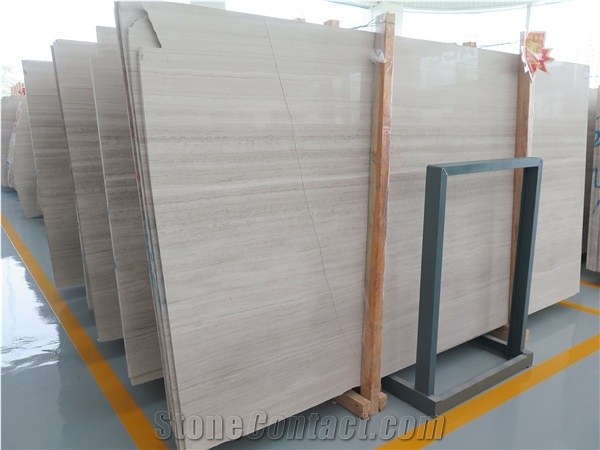 China White Wooden Marble, China Serpeggiante Marble