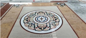Water-Jet Medallion, Marble Inlay Medallions