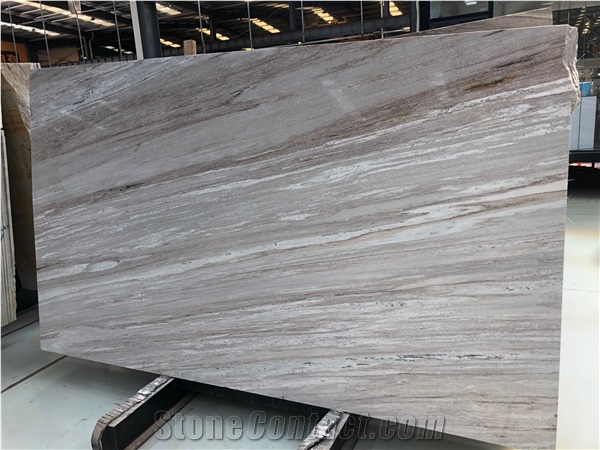 China Crystal Blue Wooden Vein Marble