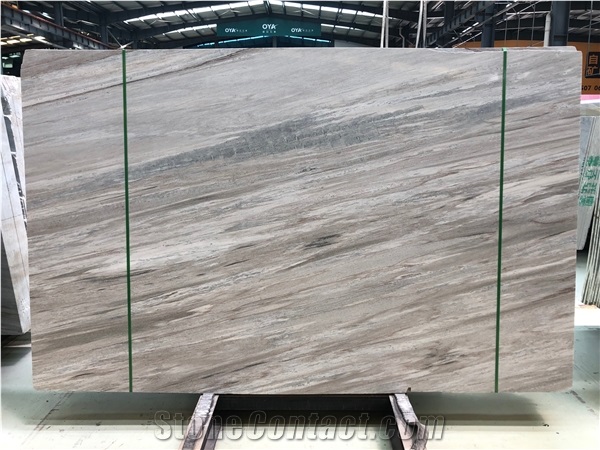 China Crystal Blue Wooden Vein Marble