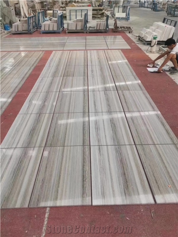 Cheap Crystal Wood Grain Marble For Floor Tiles