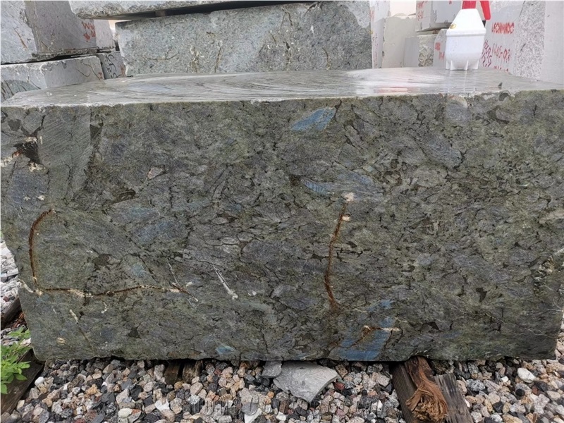 Lemurian Blue Granite Stone Slabs For Home Decor