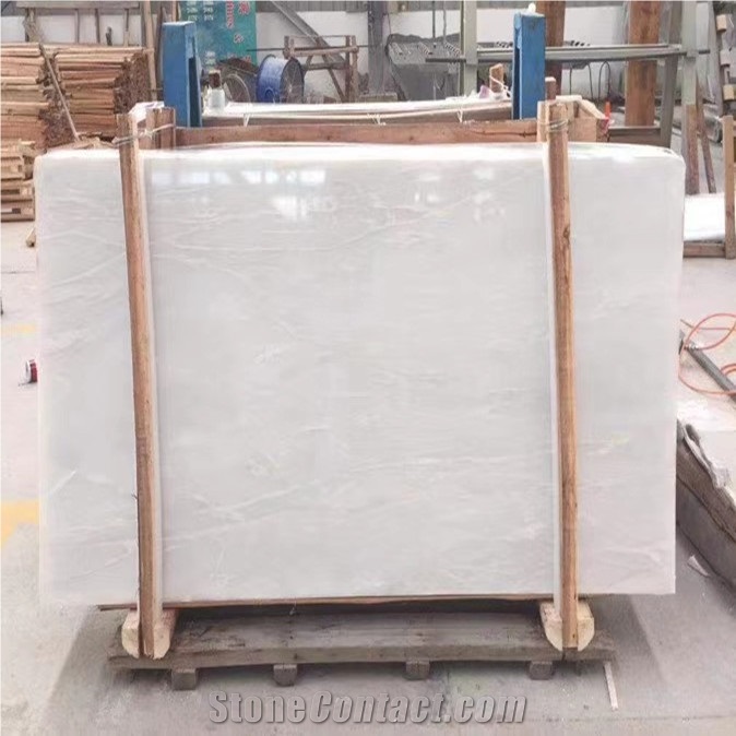 White Rhino Marble Stone Slabs - Polished Finish