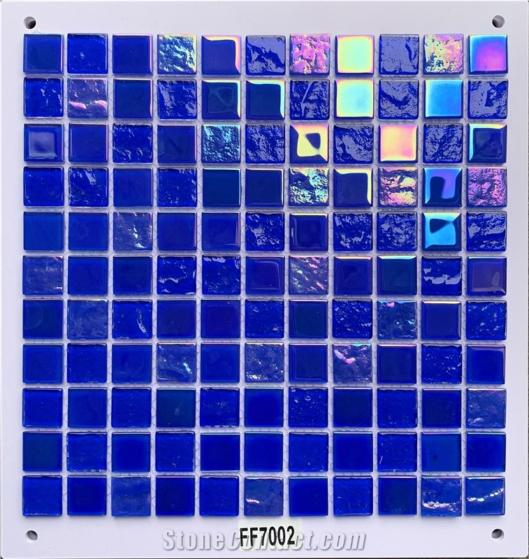 Crystal Glass Mosaic Tile For Swimming Pool Decoration