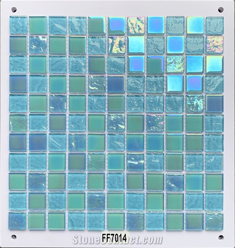 Decorative Swimming Pool Building Material Glass Mosaic Tile