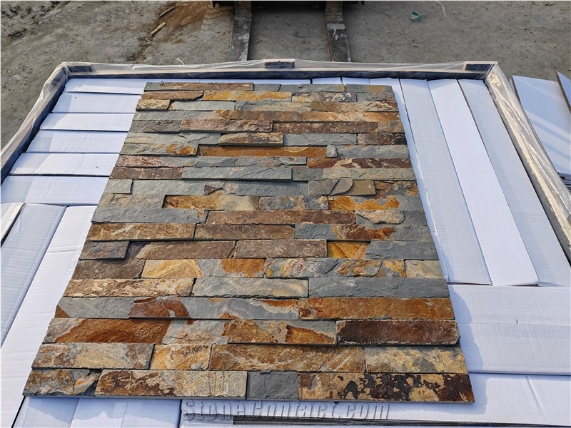 10X36cm Rustic Color Slate Thin Veneer Stone