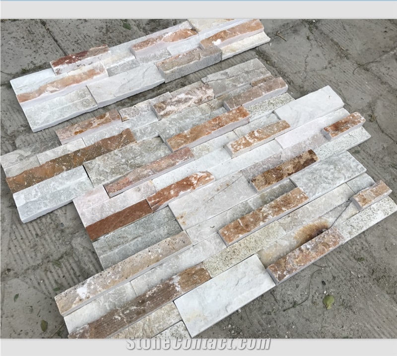 China Popular Beige Color Slate Wall Panel Stone