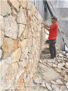 Exterior Random Irregular Flagstone Wall Cladding