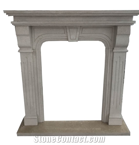 Marble Stone Fireplace Home Decoration