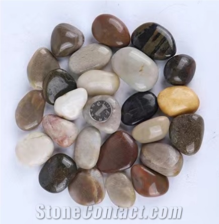 Mix Color Natural River Stone Pebbles