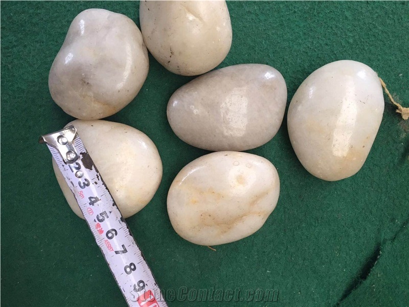Normal Polished White Pebble Stone