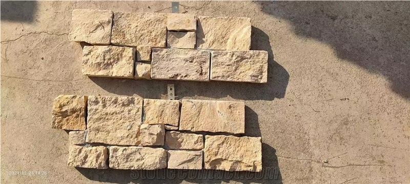 Sandstone Flexible Culture Stone For Exterior Wall Cladding
