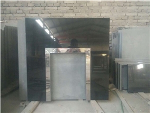 Shanxi Black Granite Back Panel For Fireplace Surround