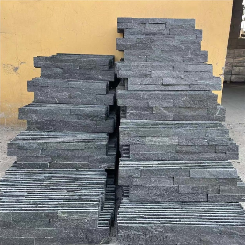 Stone Wall Manufactures Black Decorative Wall Stone