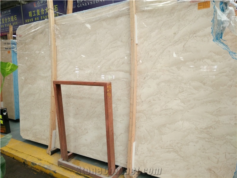 First Class Oman Beige Marble Slab For Project