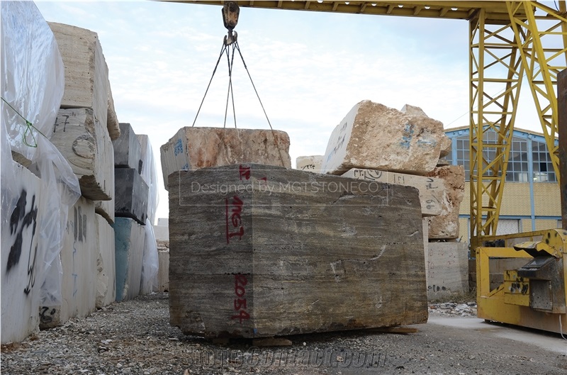 Hesar Titanium Travertine (MGT) Quarry