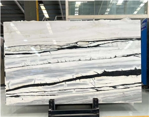 Panda White Marble Slabs