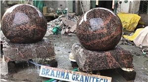 Rolling Ball Fountain, Spinning Ball Fountain, Rotating Ball