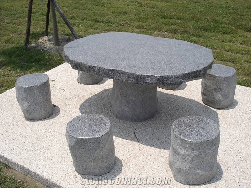 Granite Stone Table Set