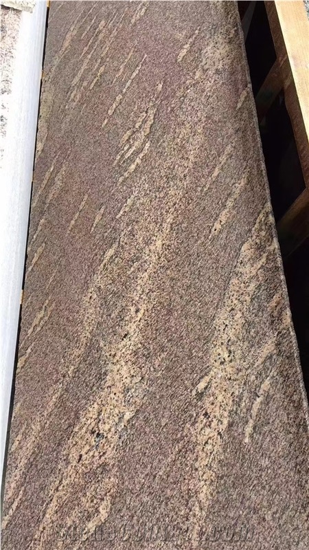 Giallo California Juparana Gold Granite Slab