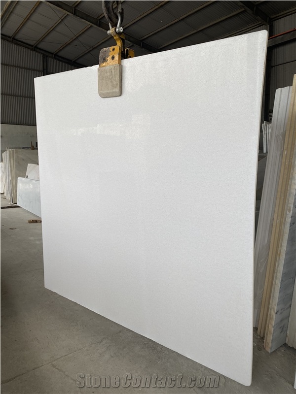 Vietnam Pure Crystal White Marble Tiles