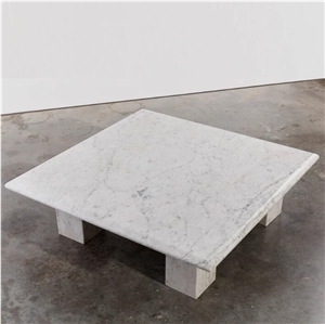 Carrara Marble Coffee Table, Carrara Living Room Furniture
