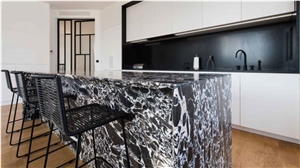 Noir Grand Antique Marble Slabs For Kitchen Countertop