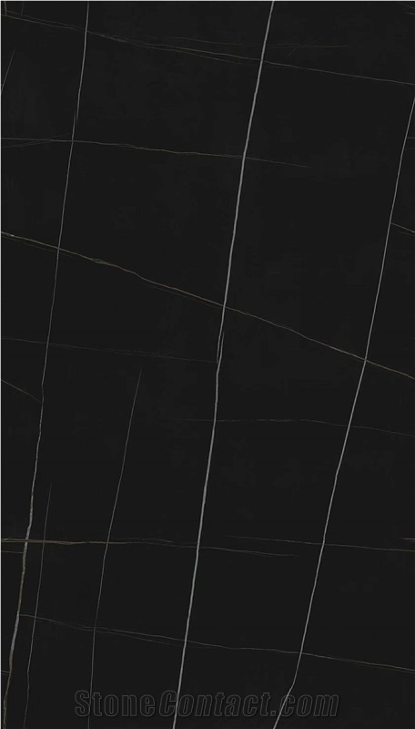 Noir Aziza Black Vein Sintered Stone Polished Slab
