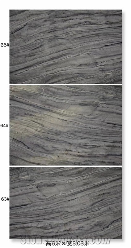 Brazil Platinum Grey Quartzite Polished Big Slab Wall Decor