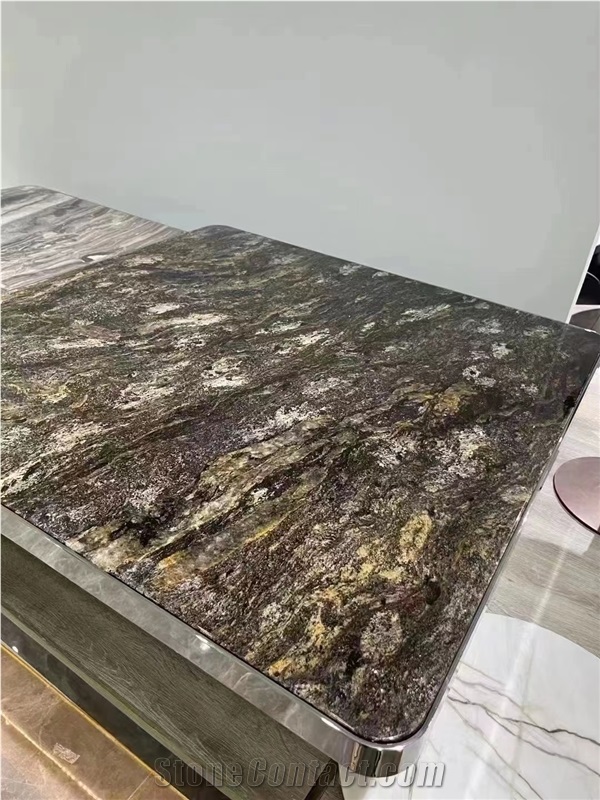 Black Granite Natural Polished Bathroom Countertops