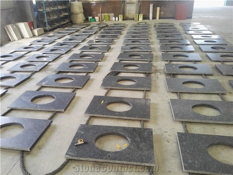 GOLDTOP OEM/ODM Cheap Price Steel Grey Granite Double Tiles