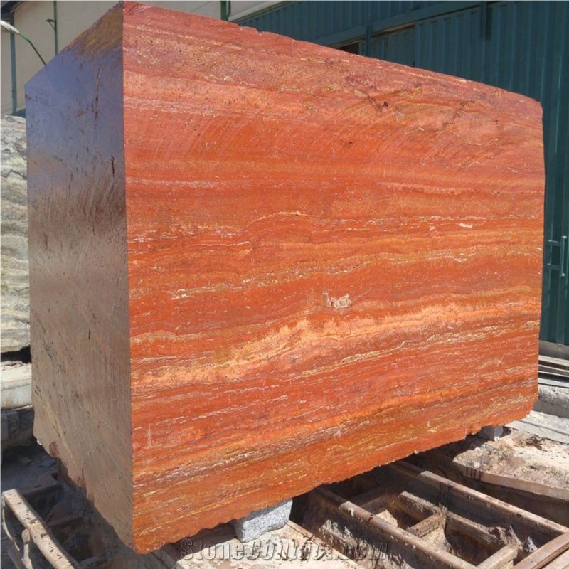 High Quality And Cheap Price Polished Iran Red Travertine