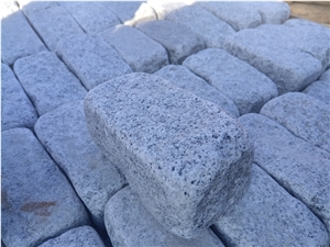 G603 Light Grey Granite Cobblestone Tumbled All Sides