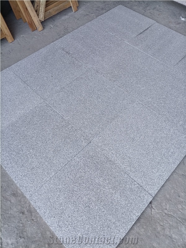 G603 Light Grey Granite Tiles Flamed Finished