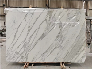 White Marble Arabescato Tiles And Slabs