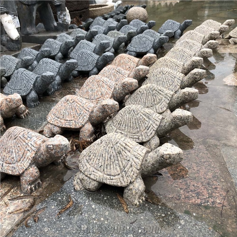 Decorative Garden Stone Turtle Animal Sculpture