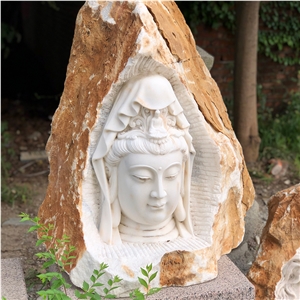 Hand Carved Garden Decorative Buddha Statue