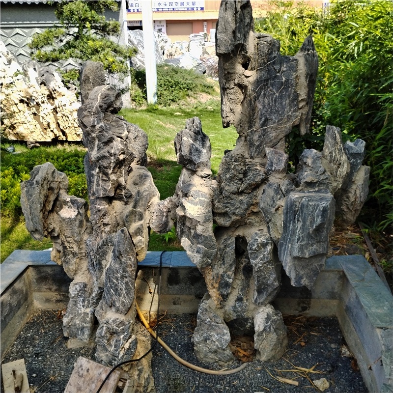 Coral Taihu Lake Stone Small Rockery For Garden Decorative