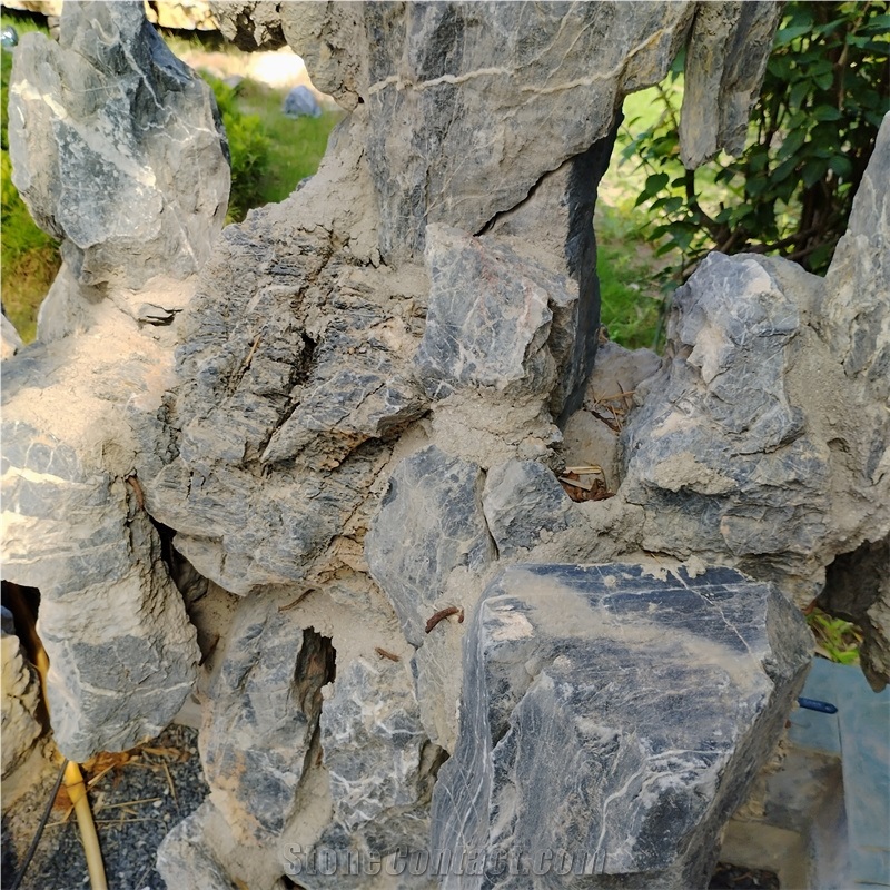 Coral Taihu Lake Stone Small Rockery For Garden Decorative