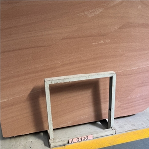 Hot Selling Honed Red Vein Sandstone Slabs For Outdoor Wall