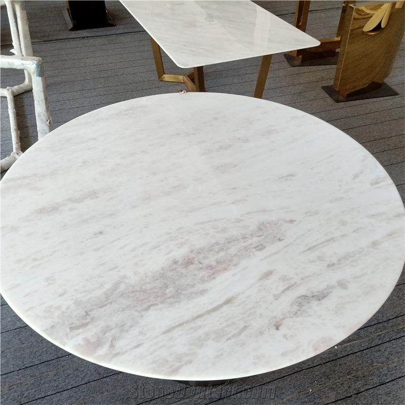 Hot Selling Marble Side Table  For White Round Coffee Tables