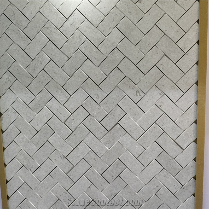 New Design White Nature Stone Mosaic  For Kitchen Wall